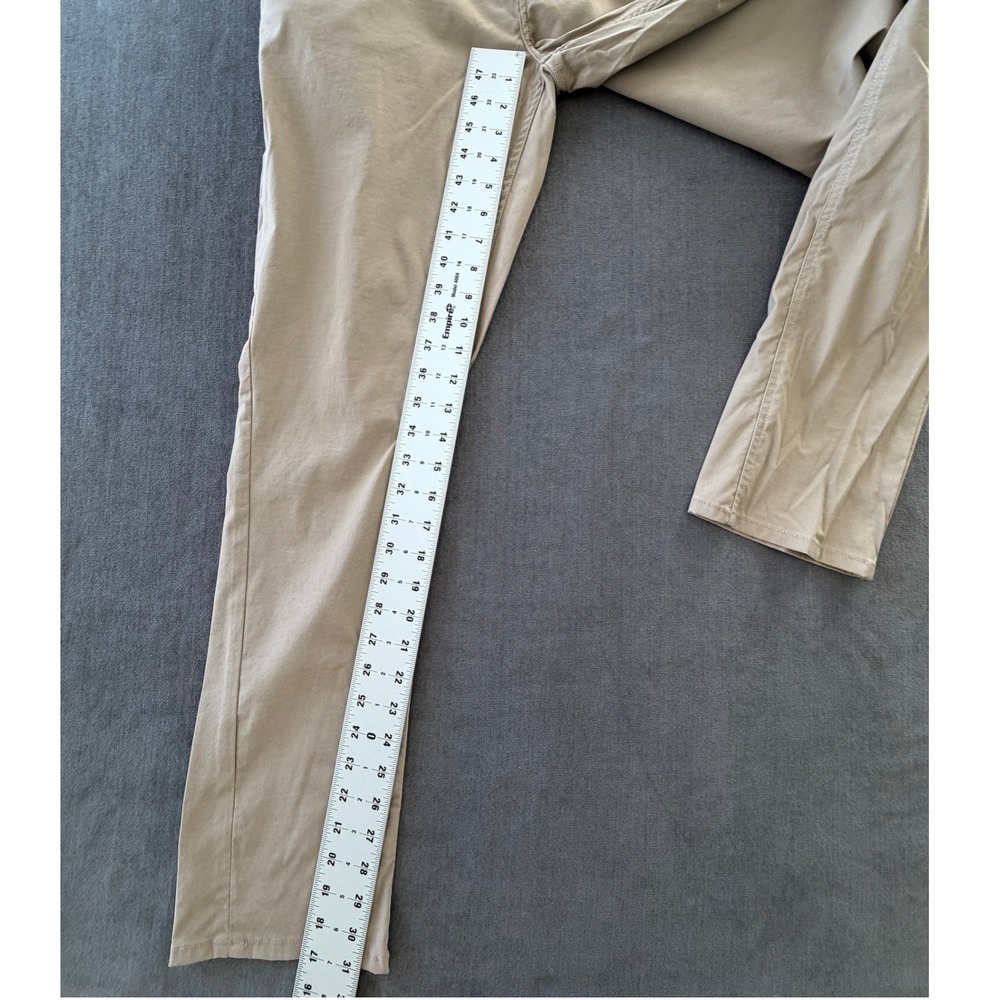 Kenneth Cole Chelsea Slim Chinos Men 34x31 Khaki Business Casual Normcore Preppy - Picture 7 of 9